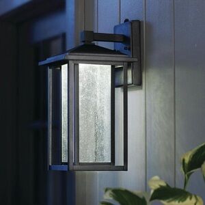 New Home Decorators Black LED Outdoor Wall Lantern